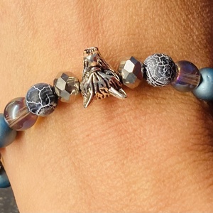 Trónok harca ásvány karkötő! Stark-ház! - ékszer - karkötő - karkötő medállal - Meska.hu