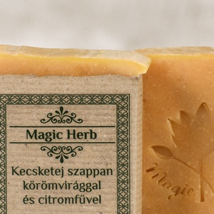 Kecsketej szappan körömvirággal és citromfüvel - Meska.hu