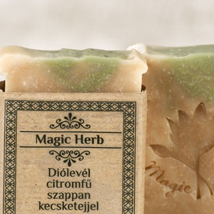 Diólevél- citromfű szappan kecsketejjel - Meska.hu