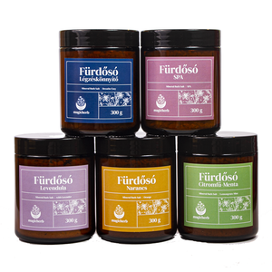 Fürdősó Magnéziummal - szépségápolás - szappan & fürdés - fürdősó, fürdőgolyó, habfürdő - Meska.hu