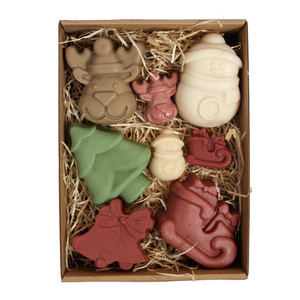 Mini hóember karácsonyi ajándékszappanka kecsketejjel mesés karácsonyi illattal - szépségápolás - szappan & fürdés - kézműves szappan - Meska.hu