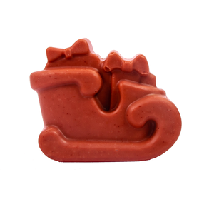 Mini szán karácsonyi ajándékszappanka kecsketejjel mesés karácsonyi illattal, Szépségápolás, Szappan & Fürdés, Kézműves szappan, Szappankészítés, Kozmetikum készítés, MESKA