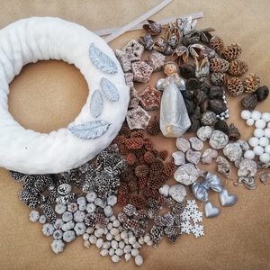 Csináld magad kopogtató  - karácsony - karácsonyi lakásdekoráció - karácsonyi ajtódíszek - Meska.hu