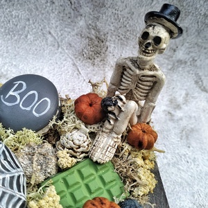 Halloween-i édességes asztaldísz  - otthon & életmód - dekoráció - asztal és polc dekoráció - asztaldísz - Meska.hu