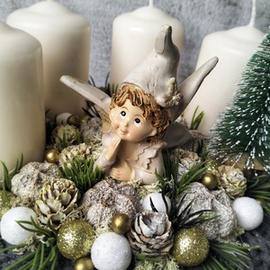 Tündéres adventi  - karácsony - adventi díszek - adventi koszorú - Meska.hu