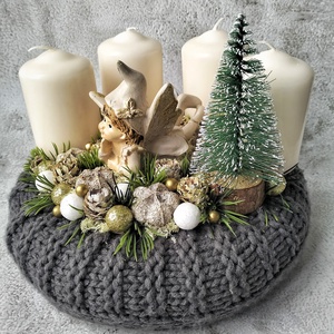 Tündéres adventi  - karácsony - adventi díszek - adventi koszorú - Meska.hu