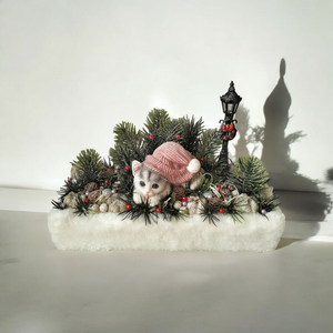 Cicás karácsony , Karácsony, Adventi díszek, Adventi asztaldísz, Mindenmás, MESKA