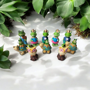 Kerámia figura készlet , Kellékek & szerszámok, Dekorációs kellékek, Figurák, Festészet, MESKA
