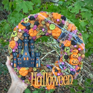 Halloweeni kopogtató - Meska.hu