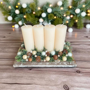 Adventi asztaldísz - Meska.hu