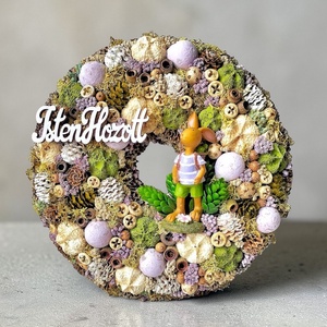 Tavaszi ajtódísz, Otthon & Életmód, Dekoráció, Ajtó- és ablak dekoráció, Ajtódísz & Kopogtató, Virágkötés, MESKA