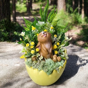 Asztaldísz, Otthon & Életmód, Virágdekoráció, Virágdíszek, Asztali virágdísz, Virágkötés, Festett tárgyak, MESKA