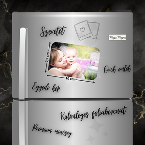 Egyedi Babás Hűtőmágnes  10  7,5 cm - otthon & életmód - konyhafelszerelés, tálalás - konyhai dekoráció - hűtőmágnes - Meska.hu