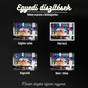 Egyedi Születésnapi Hűtőmágnes  10  7,5 cm - otthon & életmód - konyhafelszerelés, tálalás - konyhai dekoráció - hűtőmágnes - Meska.hu