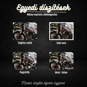 Egyedi Motoros Hűtőmágnes  15  10 cm - otthon & életmód - konyhafelszerelés, tálalás - konyhai dekoráció - hűtőmágnes - Meska.hu
