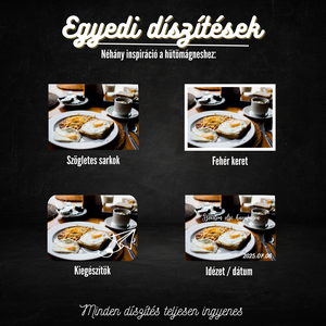 Egyedi Gasztro Hűtőmágnes  15  10 cm - otthon & életmód - konyhafelszerelés, tálalás - konyhai dekoráció - hűtőmágnes - Meska.hu