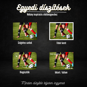 Egyedi Focis Hűtőmágnes � 7,5 � 5 cm - otthon & életmód - konyhafelszerelés, tálalás - konyhai dekoráció - hűtőmágnes - Meska.hu