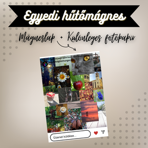 Instagram-story Stílusú Egyedi Hűtőmágnes  10  7 cm, Otthon & Életmód, Konyhafelszerelés, tálalás, Konyhai dekoráció, Hűtőmágnes, Fotó, grafika, rajz, illusztráció, Mindenmás, MESKA