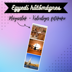 Egyedi Nyaralás Fotócsík Hűtőmágnes  15  5 cm, Otthon & Életmód, Konyhafelszerelés, tálalás, Konyhai dekoráció, Hűtőmágnes, Fotó, grafika, rajz, illusztráció, Mindenmás, MESKA