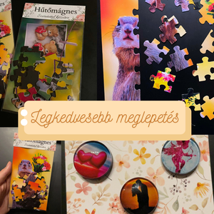 Rakd össze a szerelmet! � Egyedi Fényképes Hűtőmágnes Puzzle és Ajándék Üvegmágnesek - otthon & életmód - konyhafelszerelés, tálalás - konyhai dekoráció - hűtőmágnes - Meska.hu