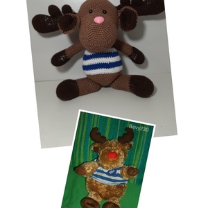 Tibi szarvas, Játék & Sport, Plüssállat & Játékfigura, Más figura, Horgolás, MESKA