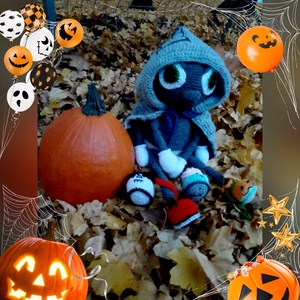 Halloweeni pók - otthon & életmód - dekoráció - halloween - halloweeni figurák - Meska.hu