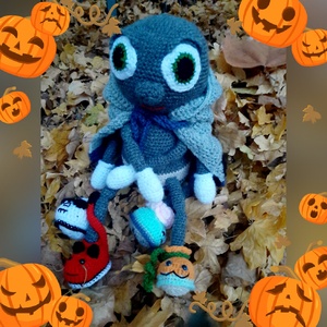 Halloweeni pók - otthon & életmód - dekoráció - halloween - halloweeni figurák - Meska.hu