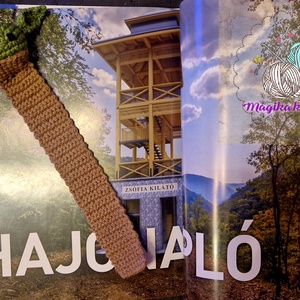 Horgolt Yoda könyvjelző  - Meska.hu