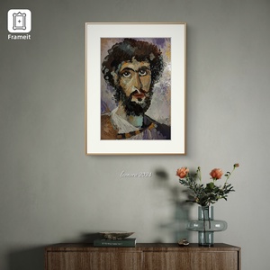Modern Fayum portré viaszfestmény keret nélkül A4-es - művészet - festmény - festmény vegyes technika - Meska.hu