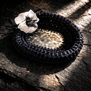 Tavaszváró kis kosárkák Pretty Woman horgolt kosárka húsvétra, tojásnak, csokitojásnak - Meska.hu