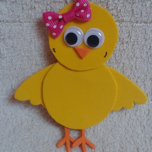 Kiscsibe hűtőmágnes - nem csak Húsvétra -  - Meska.hu