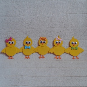 Kiscsibe hűtőmágnes - nem csak Húsvétra -  - Meska.hu