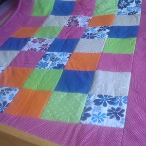 Patchwork takaró és párna - otthon & életmód - lakástextil - felnőtt takaró, pléd - Meska.hu