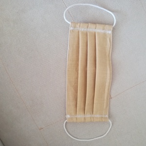 Beige, kétrétegű, férfi maszk - Meska.hu