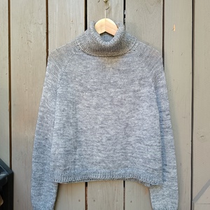 My simple grey - pulcsi kötésminta - diy (csináld magad) - szabásminta, útmutató - kötésminták - Meska.hu