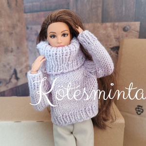 My B doll sweater 25/04 - pulcsi kötésminta, DIY (Csináld magad), Szabásminta, útmutató, Kötésminták, Kötés, MESKA