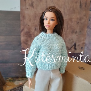 My B doll sweater 25/07 - pulcsi kötésminta, DIY (Csináld magad), Szabásminta, útmutató, Kötésminták, Kötés, MESKA