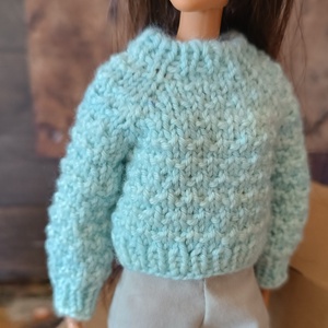 My B doll sweater 25/07 - pulcsi kötésminta - diy (csináld magad) - szabásminta, útmutató - kötésminták - Meska.hu
