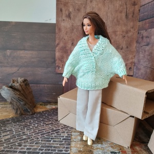 My B doll sweater 25/08 - pulcsi kötésminta - diy (csináld magad) - szabásminta, útmutató - kötésminták - Meska.hu