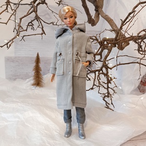 Barbie kabát, parka, Játék & Sport, Baba & babaház, Barbie ruhák, Varrás, MESKA