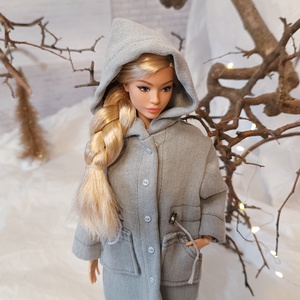 Barbie kabát, parka - játék & sport - baba & babaház - barbie ruhák - Meska.hu