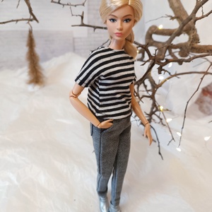 Barbie basic póló  - játék & sport - baba & babaház - barbie ruhák - Meska.hu