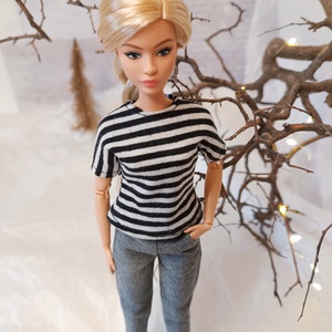 Barbie basic póló , Játék & Sport, Baba & babaház, Barbie ruhák, Varrás, MESKA