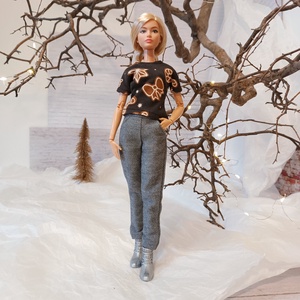 Barbie basic póló  - játék & sport - baba & babaház - barbie ruhák - Meska.hu