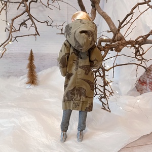 Barbie kabát, parka - játék & sport - baba & babaház - barbie ruhák - Meska.hu