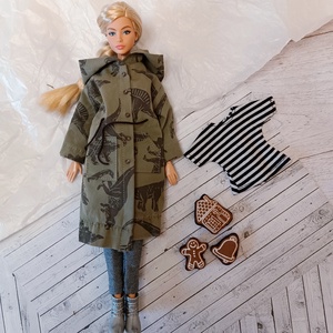 Barbie kabát, parka - játék & sport - baba & babaház - barbie ruhák - Meska.hu