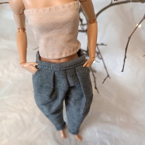 Chino nadrág Barbie babára  - játék & sport - baba & babaház - barbie ruhák - Meska.hu