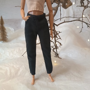 Szűk szárú nadrág Barbie babára  - játék & sport - baba & babaház - barbie ruhák - Meska.hu