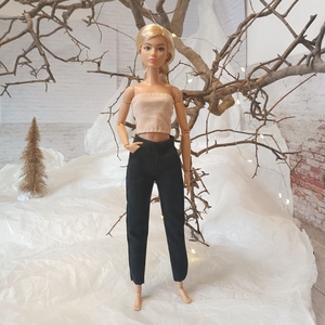 Szűk szárú nadrág Barbie babára , Játék & Sport, Baba & babaház, Barbie ruhák, Varrás, MESKA