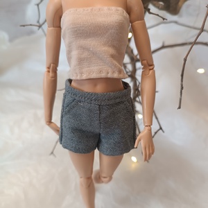 Rövidnadrág Barbie babára  - játék & sport - baba & babaház - barbie ruhák - Meska.hu